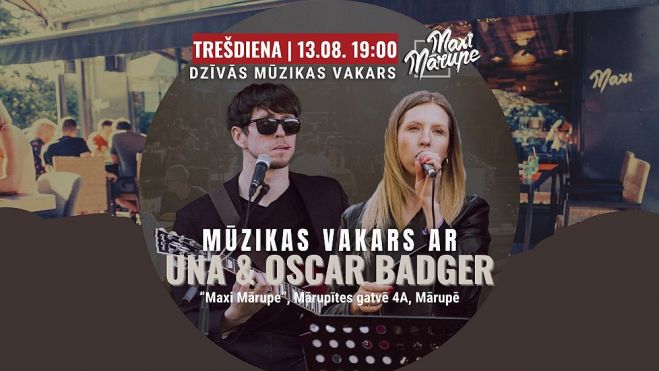 13.VIII Dzīvās mūzikas vakars Mārupē