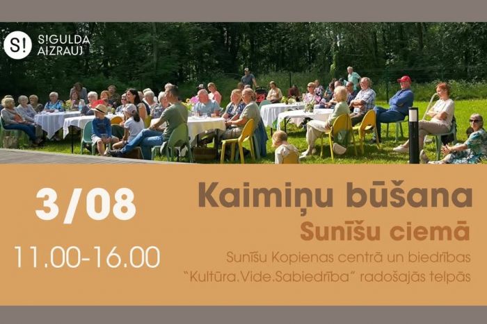 3.VIII Pasākums "Kaimiņu būšana" Sunīšu ciemā