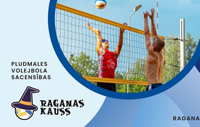 22.VII Pludmales volejbola turnīra &quot;Raganas kauss&quot; ceturtais posms Raganā