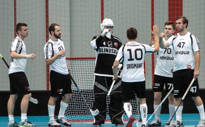 "Ķekava" pārspēj "Ulbroku" aizraujošā Pierīgas florbola klubu duelī