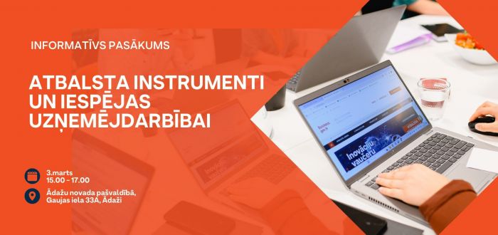 Attēls rakstam: 3.III Seminārs "Atbalsta instrumenti un iespējas uzņēmējdarbībai" Ādažos
