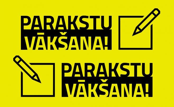 Parakstu vākšanā aicina izdarīt izvēli