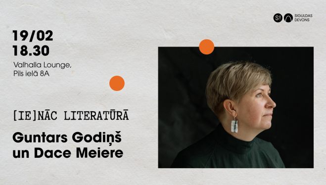 19.II Tikšanās ar tulkotāju Daci Meieri ciklā "[Ie]nāc literatūrā" Siguldā