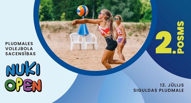13.VII Pludmales volejbola sacensību &quot;Nuki Open&quot; otrais posms Siguldā