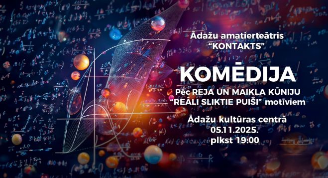 5.XI Amatierteātra "Kontakts" komēdija Ādažos