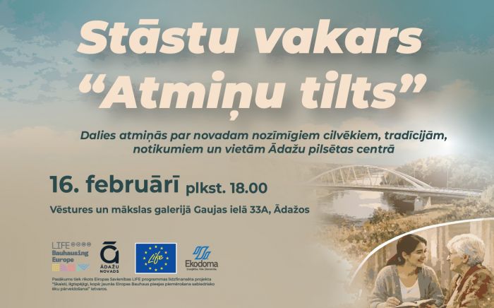 16.II Stāstu vakars "Atmiņu tilts" Ādažos