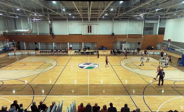 Attēls rakstam: 10.I Nacionālās basketbola līgas spēle Salaspilī