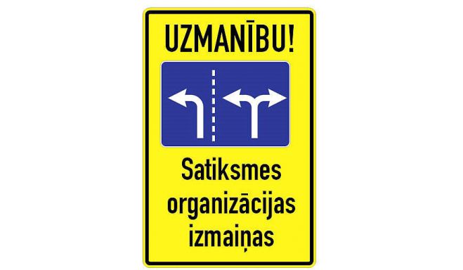 Rīgas ielas un Jelgavas šosejas krustojumā Olainē mainīta satiksmes organizācija