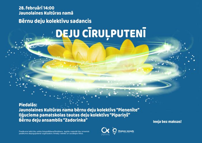 28.II Deju kolektīva "Pienenīte" sadancis "Deju cīruļputenī" Jaunolainē