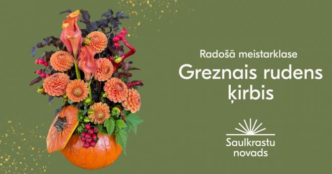 26.X Radošā meistarklase &quot;Greznais rudens ķirbis&quot; Pabažos