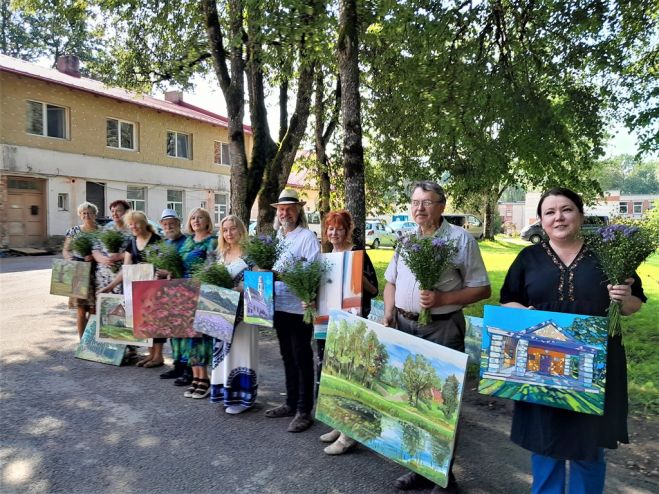 Visi laimīgi kopā. Autora foto