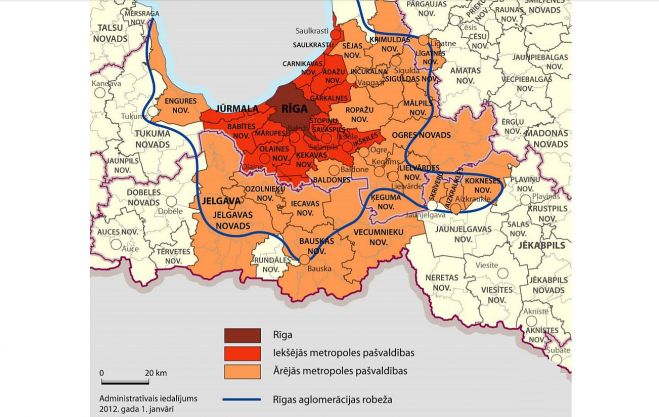 Ilustrācija - Rīgas plānošanas reģions