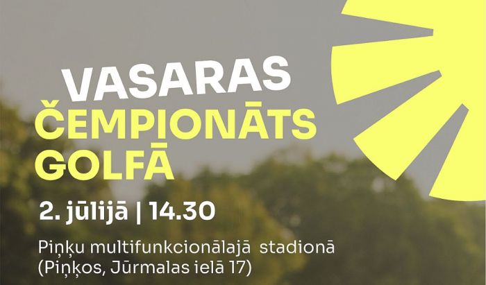 2.VII Vasaras čempionāts golfā Piņķos