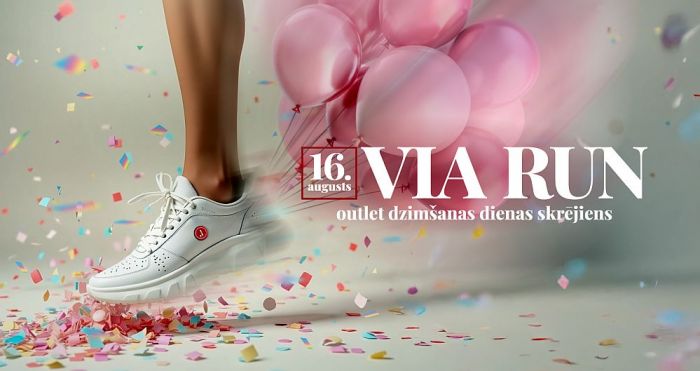 16.VIII Pasākums &quot;Via Run outlet ciematā&quot; Piņķos