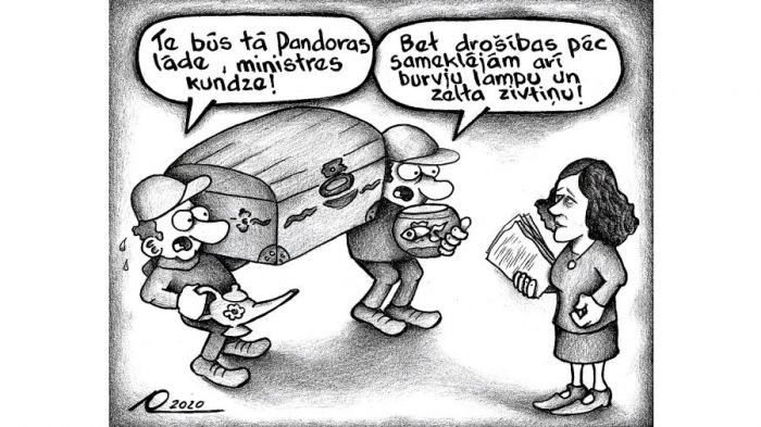 Karikatūra - Aigars Lapiņš