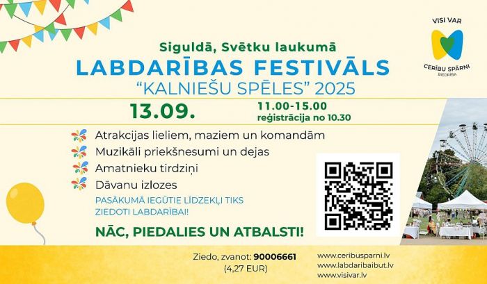 13.IX Labdarības festivāls "Kalniešu spēles" Siguldā