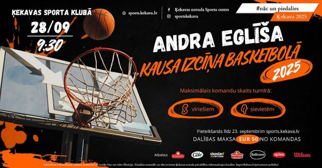 28.IX Andra Eglīša kausa izcīņa basketbolā Ķekavā