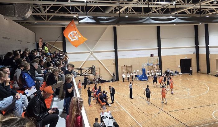 Attēls rakstam: 5.III Reģionālās basketbola līgas astotdaļfināla spēle Ādažos