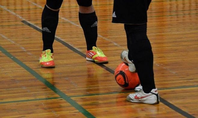7.V Telpu futbola virslīgas finālspēle Salaspilī