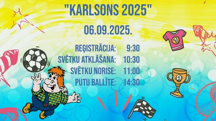 6.IX Bērnu sporta svētki "Karlsons 2025" Salaspilī