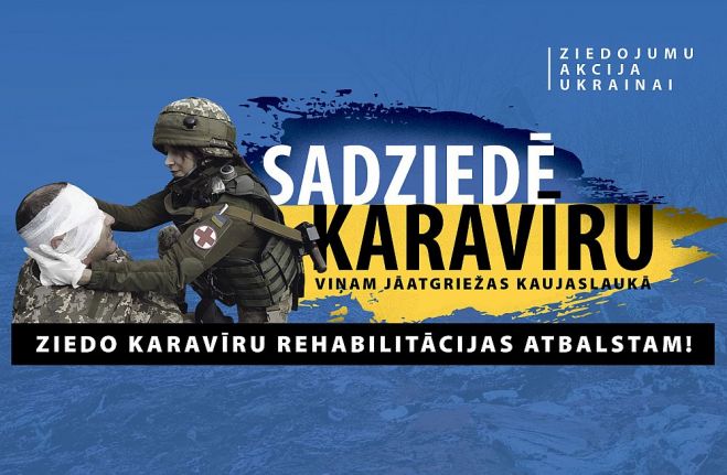 Sadziedē karavīru! Akcija Ukrainas atbalstam