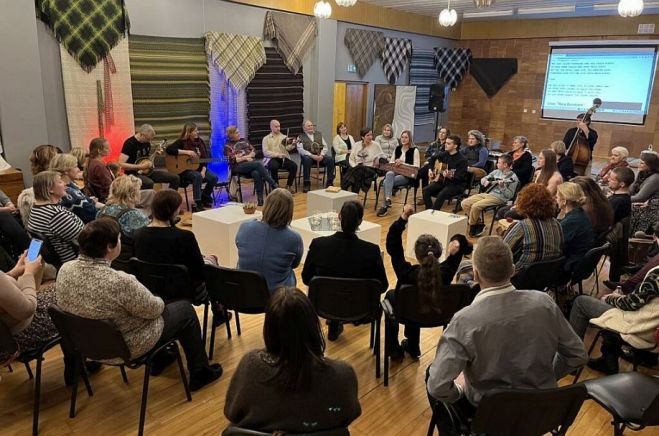 22.XII Šķībdziedāšanās vakars Lēdurgā