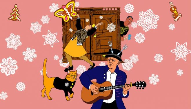 28.XII Koncertizrāde "Ķekata, ļekata" Ulbrokā un Baložos