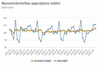 Augustā mazumtirdzniecības apgrozījums pieaudzis par 4,3 %
