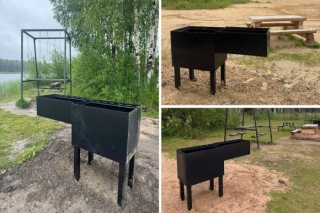 Līdumu karjerā pieejami glābšanas riņķi un uzstādīti jauni grili