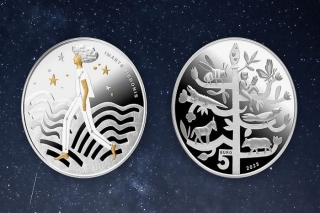 Par "Latvijas gada monētu 2023" atzīta Imantam Ziedonim veltītā monēta "Zvaigžņu putekļi"