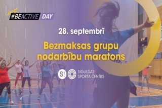 28.IX Bezmaksas grupu nodarbību maratons Siguldā