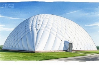 Izmaksu dēļ Ķekavas dome atsakās no piepūšamās futbola halles izveides novadā