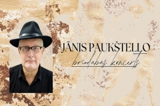 20.VII Jānis Paukštello svētdienas pēcpusdienas koncertā Daugavas muzejā