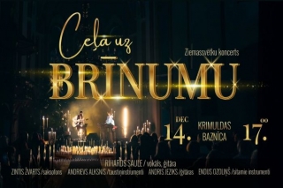 14.XII Riharda Saules Ziemassvētku koncerts "Ceļā uz brīnumu" Krimuldas baznīcā