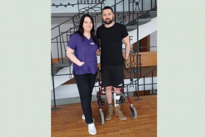 No paralīzes līdz 8.stāvam ar savām kājām. Ukrainas karavīra pieredze rehabilitācijā
