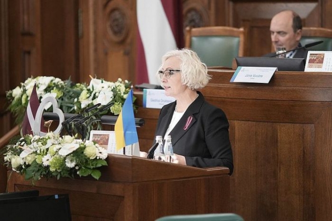 Daiga Mieriņa Baltijas Asamblejas atklāšanā: Mēs nebaidāmies un būsim gatavi aizstāvēt Rietumu vērtības
