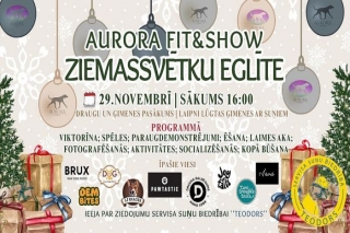 29.XI "Aurora Fit&Show'' Ziemassvētku eglīte Piņķos