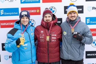 Latvijas kamaniņu braucējiem Siguldā piecas godalgas Pasaules kausa posma ievadā