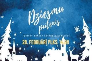 28.II Senioru vokālo ansambļu koncerts "Dziesmu putenis" Ādažos