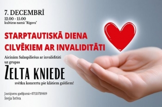7.XII Starptautiskās dienas cilvēkiem ar invaliditāti pasākums Salaspilī