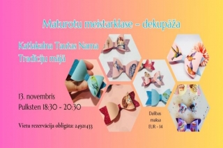 13.XI Matu rotu meistarklase Katlakalnā