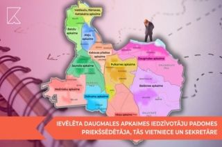 Ievēlēta Daugmales apkaimes iedzīvotāju padomes priekšsēdētāja, tās vietniece un sekretāre