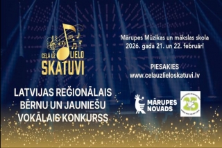 21., 22.II Vokālais konkurss "Ceļā uz lielo skatuvi" Mārupē