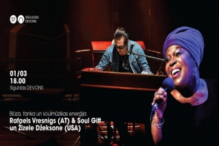 1.III Ērģelnieka Rafaela Vresniga un dziedātājas Žizeles Džeksones koncerts Siguldā