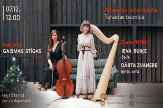 7.XII Adventes laika koncerts "Gaismas stīgas" Turaidā