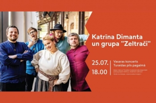25.VII Katrīnas Dimantas un grupas "Zeltrači" koncerts Turaidā