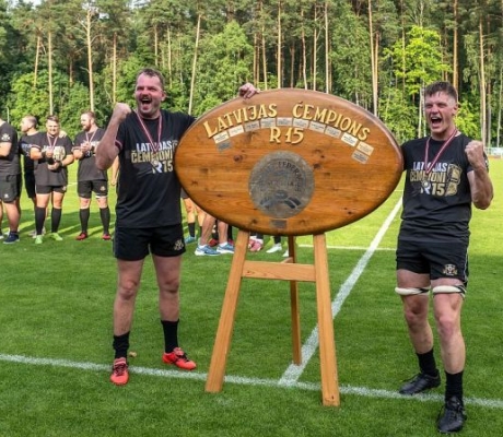 Latvijas regbija čempionu dēlis atgriežas Garkalnē