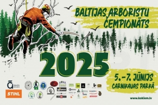 5.-7.VI Baltijas valstu arboristu čempionāts Carnikavā