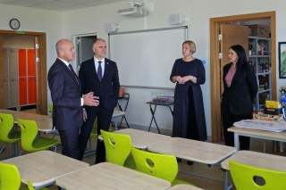 Mārupes novadu vizītē apmeklējis Saeimas Valsts pārvaldes un pašvaldības komisijas priekšsēdētājs Burovs