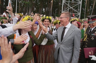 Rinkēvičs: Skolu jaunatnes dziesmu un deju svētki ir izdevušies